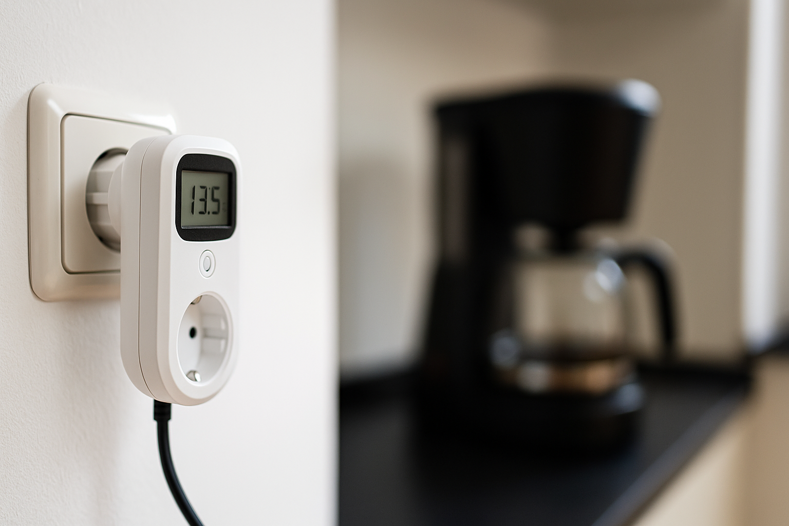 Smarte Steckdose im Einsatz