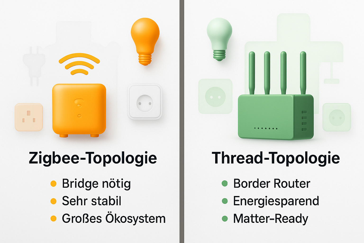 Thread vs Zigbee Unterschied 2025